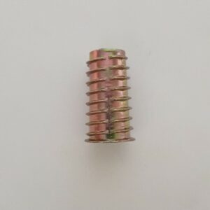 WOOD INSERTS - WORM SCREW -  ZINC YELLOW