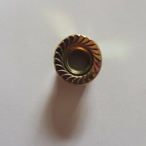 HEX FLANGED NUTS ZINC YELLOW