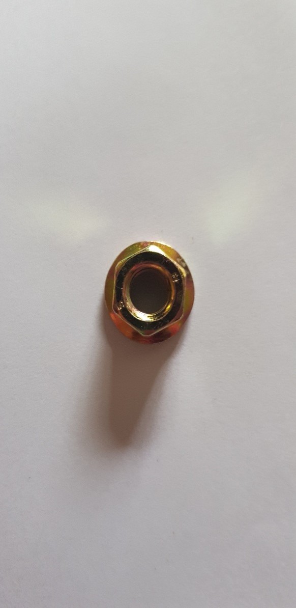 HEX FLANGED NUTS ZINC YELLOW - Image 2