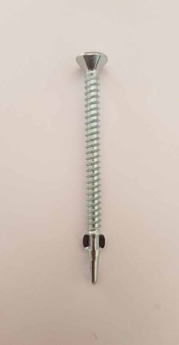 CSK POZI WING S/DRILLING SCREWS - ZINC PLATED