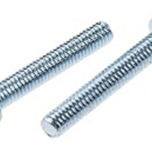 Cheese head slotted machine screws zinc plated